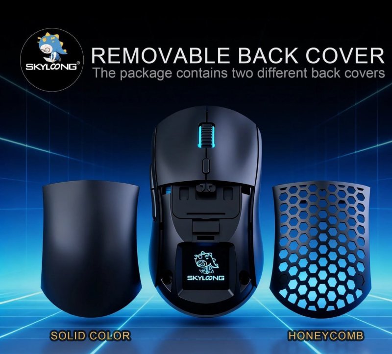 Mouse Gamer Sem Fio SKYLOONG M1 Paw 3325