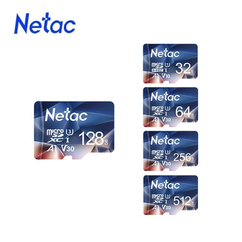 Cartão Micro SD Netac-A1, Classe 10 UHS-1 128GB 100mb/s