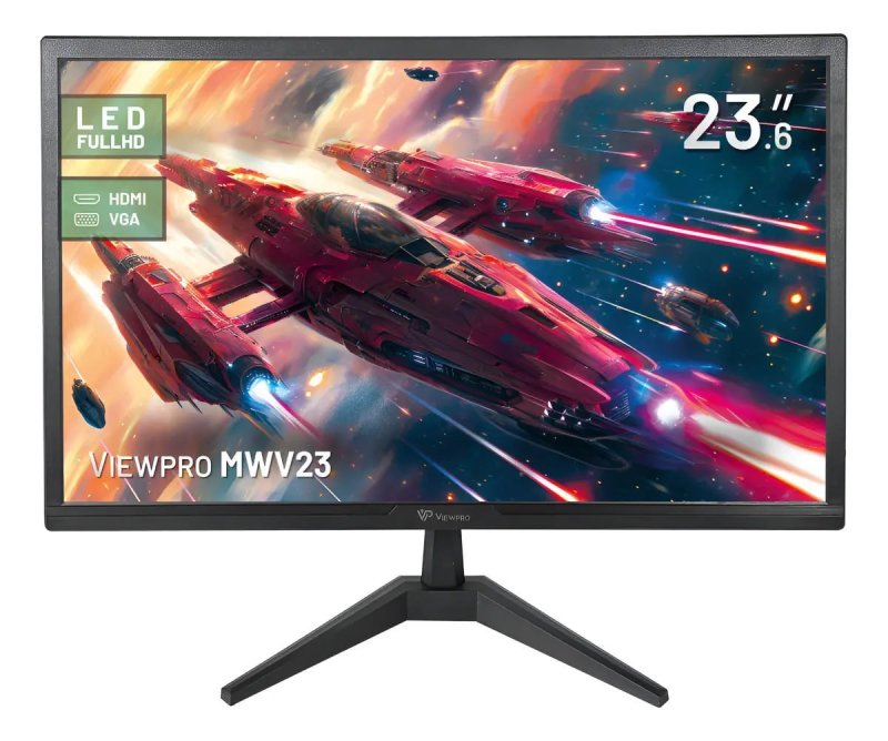 Monitor Viewpro 23,6 LED com HDMI - Preto