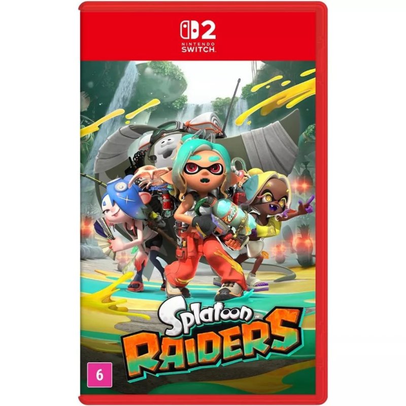 Splatoon Raiders Switch 2 BR Midia Física