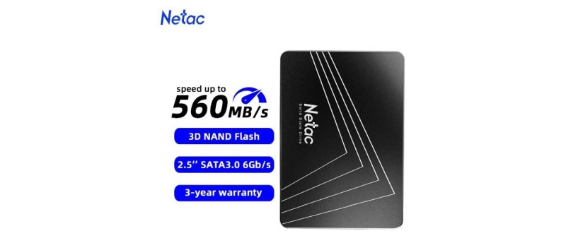 Netac SSD SATA III 2.5" para Desktop e Notebook
