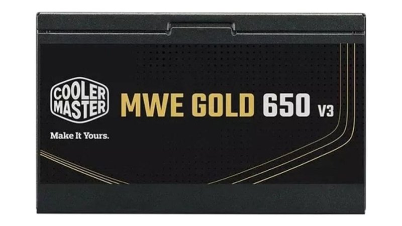 Fonte Cooler Master ATX 3.1 650W MWE Gold 650 V3 PFC Ativo 80 Plus Gold