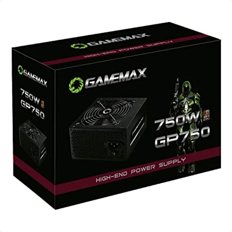 Fonte De Alimentação 750w Gp750 80 Plus Bronze Gamemax