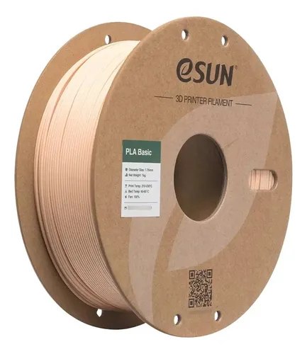 Filamento PLA eSun Bege 1kg 1.75mm