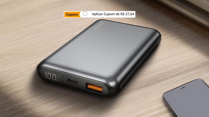 Geonav Power Bank, Carregador Portátil Universal 10.000mAh