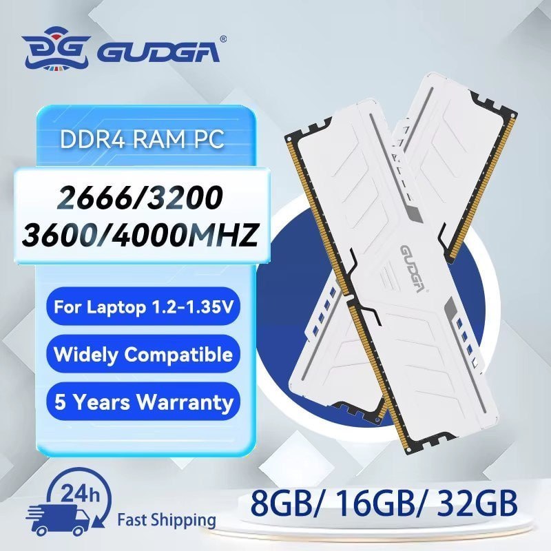 Memória Ram Gudga 8GB DDR4 3200MHz AMD/Intel
