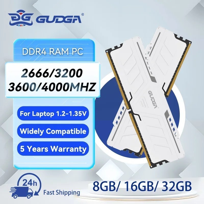 Memória Ram Gudga DDR4 3200MHz - AMD/INTEL