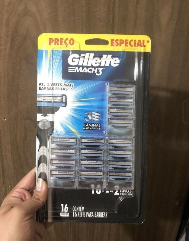 Gillette Mach3 - Refil Para Barbear, 16 Unidades