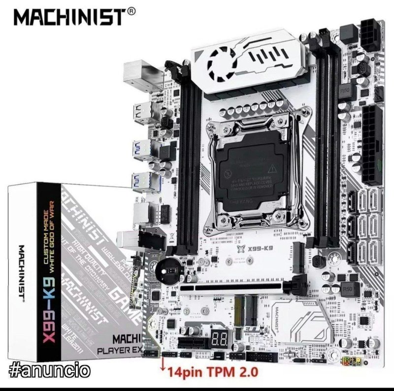 Machinist X99 K9 - Versão com suporte ao TPM 2.0
