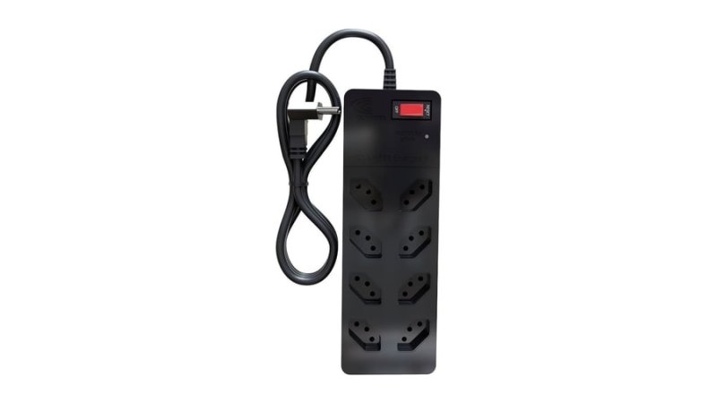 Filtro de Linha iCLAMPER Energia 8 com Proteção contra Surtos Elétricos(DPS) 8 Tomadas, 3 Pinos, 10 Amperes