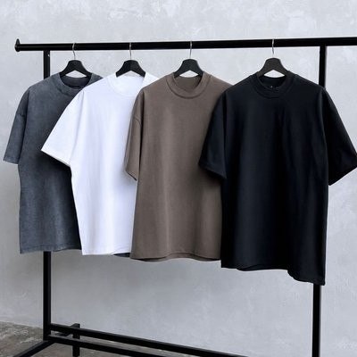 Kit 4 Camisas Camiseta Básica Lisa 100% Algodão Premium 30.1