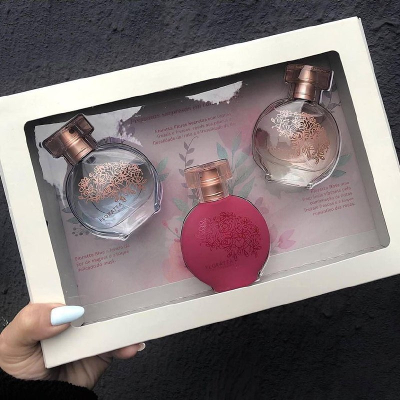 KIT PRA ANDAR CHEIROSA - Perfume Floratta Colônia Spray 30 Ml