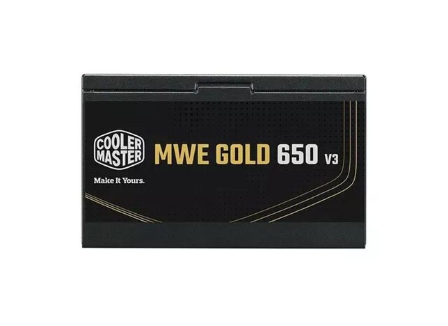 Fonte Cooler Master ATX 3.1 650W MWE Gold 650 V3, Preto