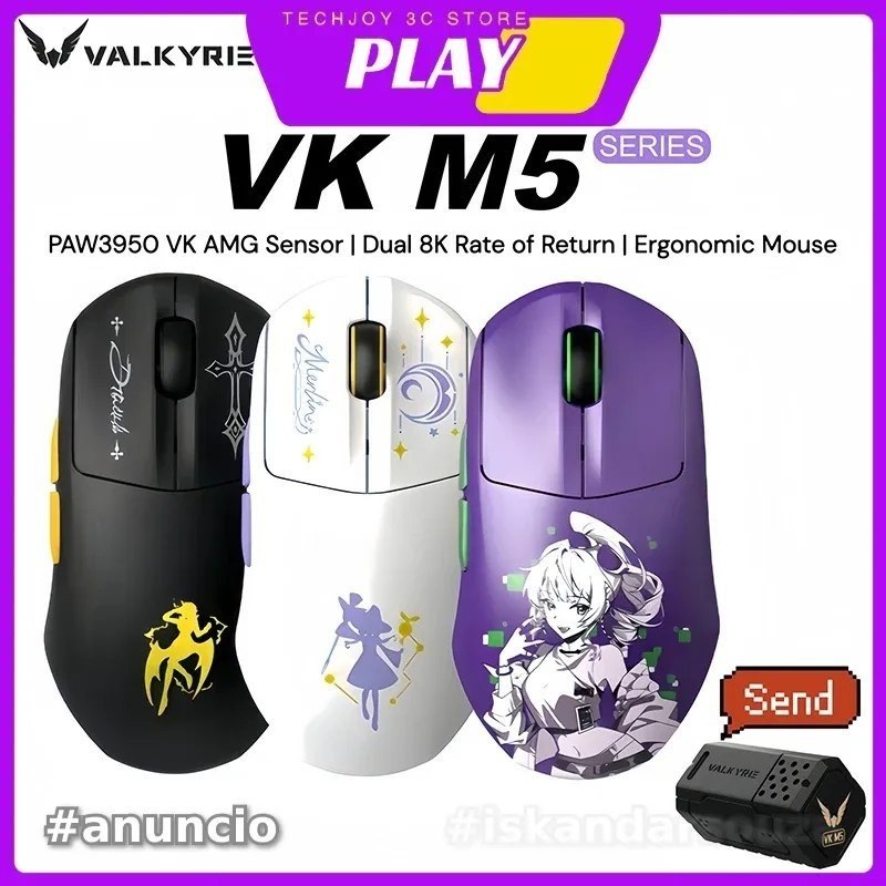 Mouse Valkyrie Vk M5 Receptor 8K Dracula/Zhaoyun/Mist
