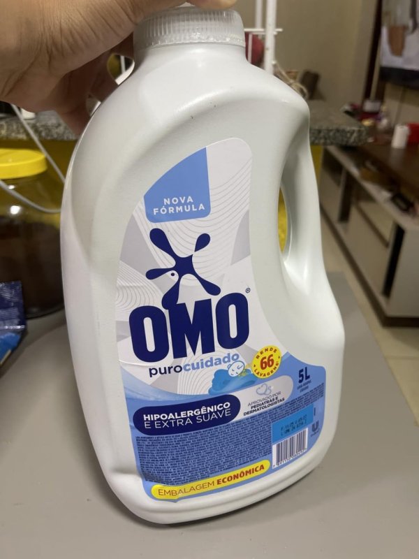 Omo Sabão Líquido Puro Cuidado 5L