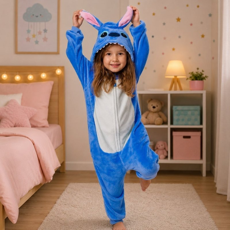 Pijama Longo Infantil Menino Menina Peluciado Dentro E Fora