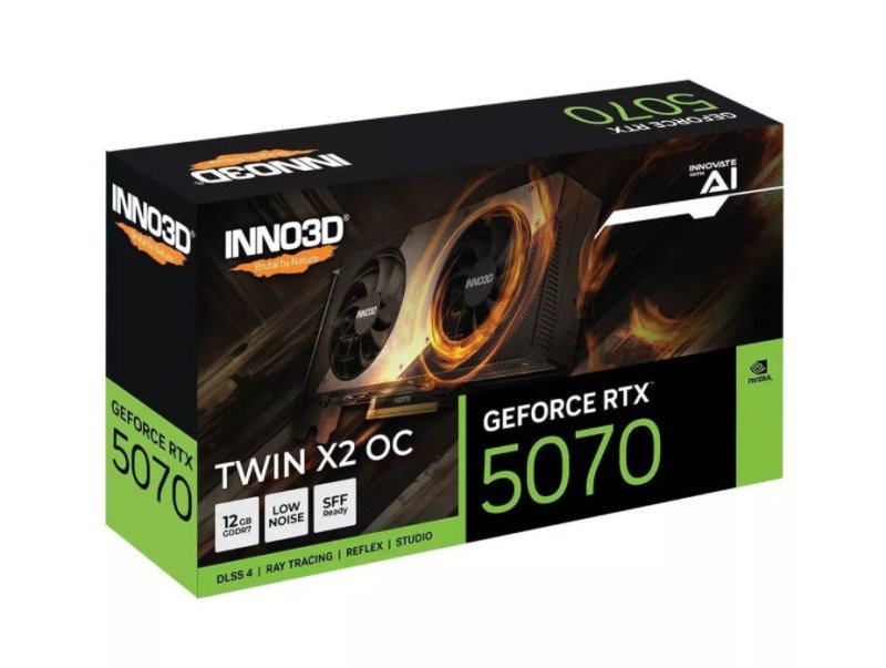 INNO3D RTX 5070 de 12GB Twin X2 OC