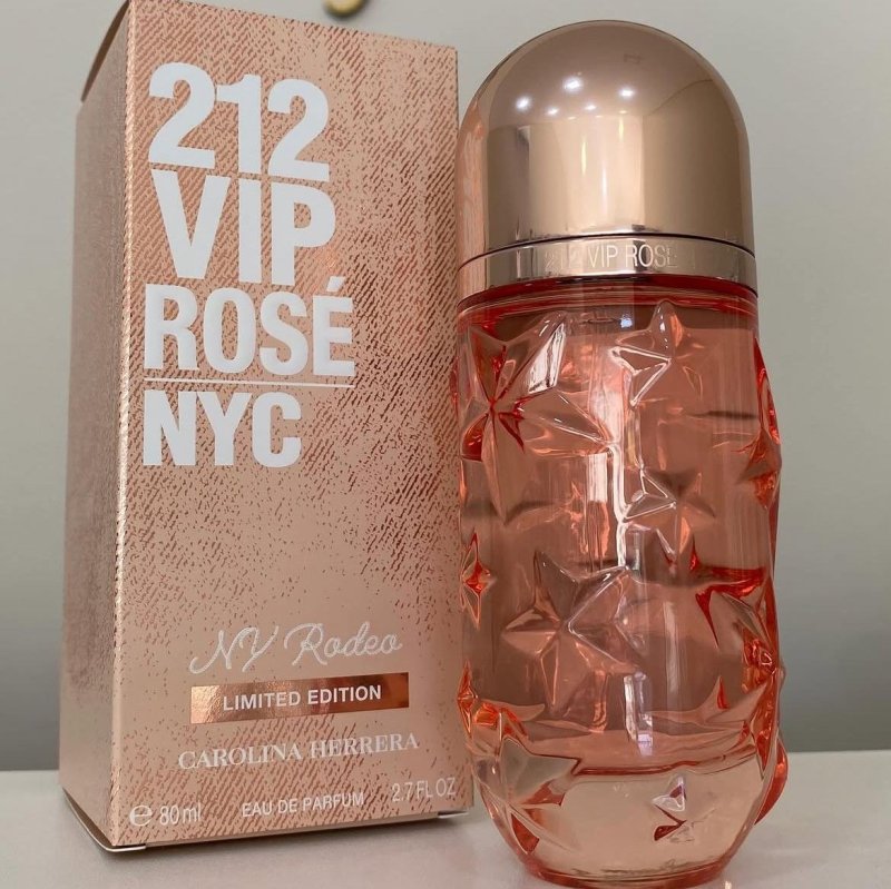Perfume Feminino 212 Vip Rosé Ny Rodeo Carolina Herrera Eau De Parfum 80ml