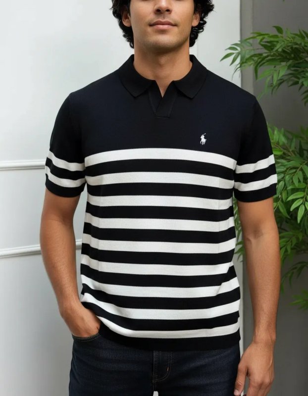 Camiseta Polo Tricô Masculina