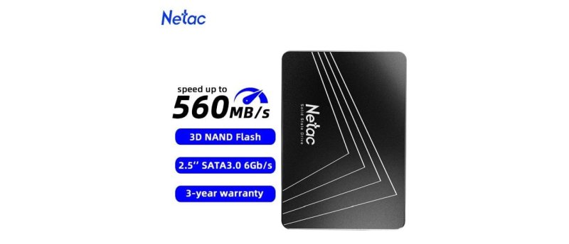 Netac SSD SATA III 2.5" para Desktop e Notebook