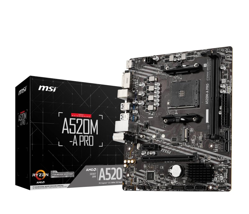 Placa-Mãe MSI A520M-A PRO