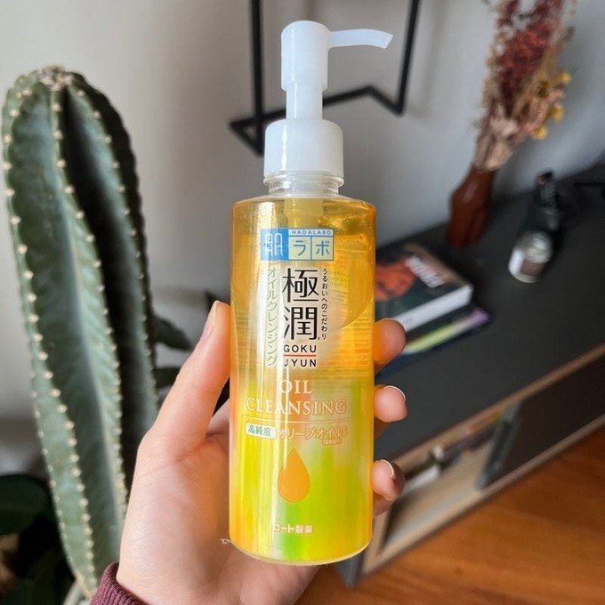 Hada Labo Gokujyun Oil Cleasing Óleo de limpeza facial demaquilante com Ácido Hialurônico 200ml