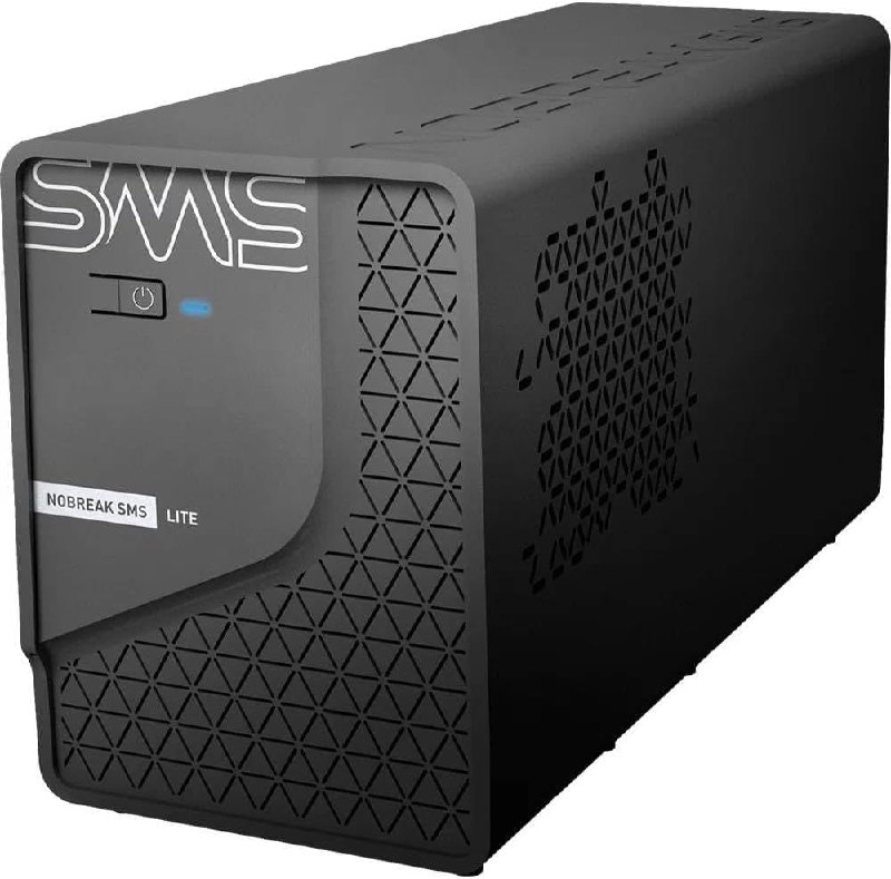 Nobreak SMS Lite 600VA Bivolt com 4 Tomadas e Saída 115V