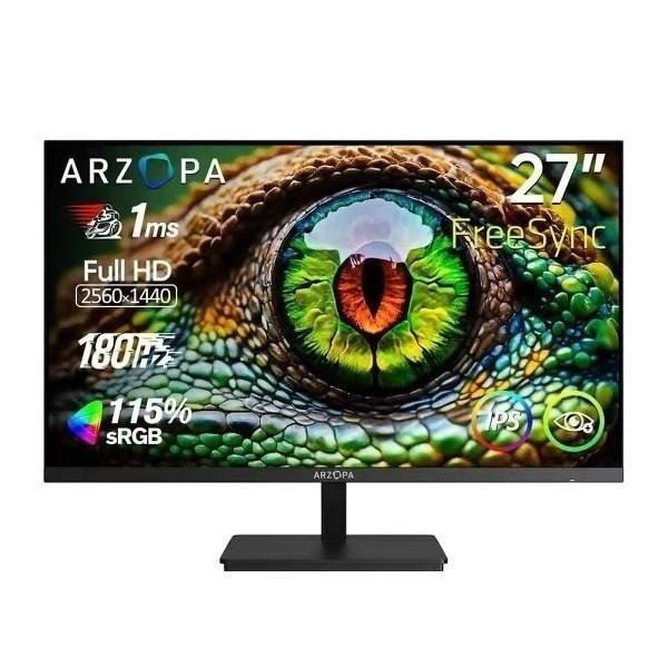 Monitor Gamer Arzopa M1RC de 27" com 180Hz