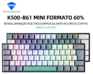 Teclado mecânico mini Machenike K500-B61