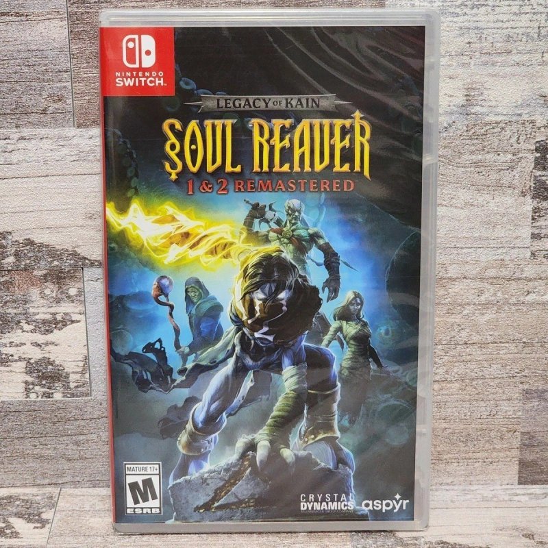 Legacy Of Kain Soul Reaver 1 and 2 Remastered - Nintendo Switch - Edição Padrão