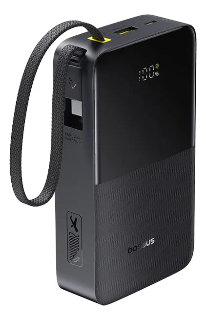 Power Bank Baseus Turbo Bipow 2 Pro 20.000mAh 22.5W - Preto