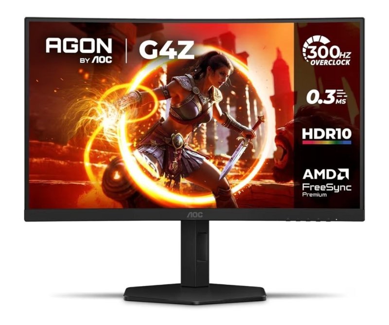 Monitor Gamer Curvo AOC AGON G4Z 27" 300Hz 0,3ms