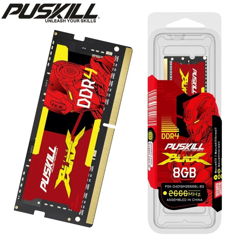 Memória RAM para notebook Puskill DDR4 8GB DDR4 3200MHZ