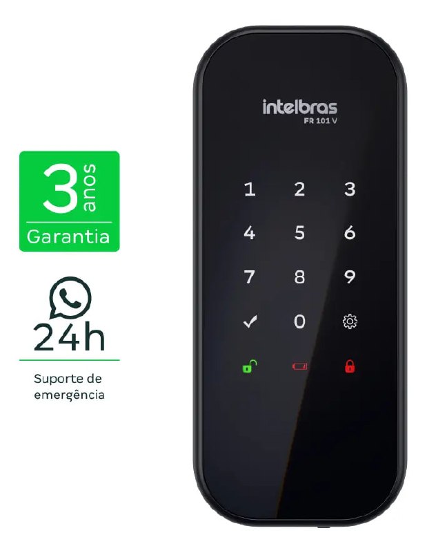 Fechadura Digital De Sobrepor Fr 101 V Intelbras