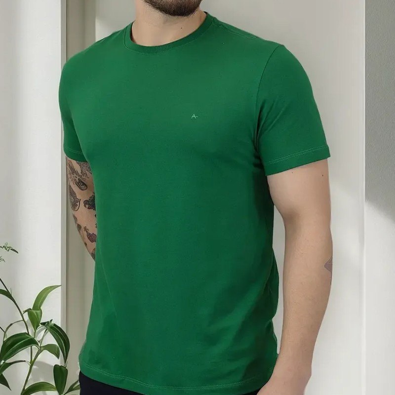 Camiseta Aramis Masculina Basic Lisa Mono Icon