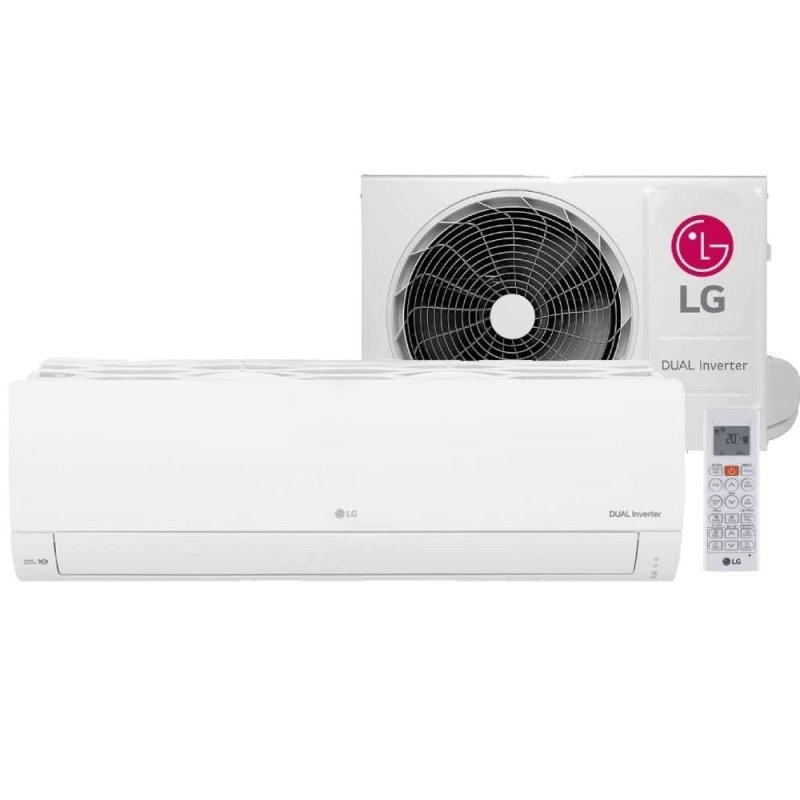 Ar-Condicionado LG Dual Inverter Compact +AI 12.000 BTU Frio 220V S3-Q12JAQAL