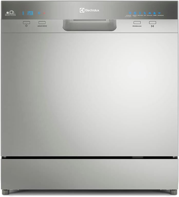 Electrolux Lava-Louças 8 Serviços Inox - Higienizar - 127V