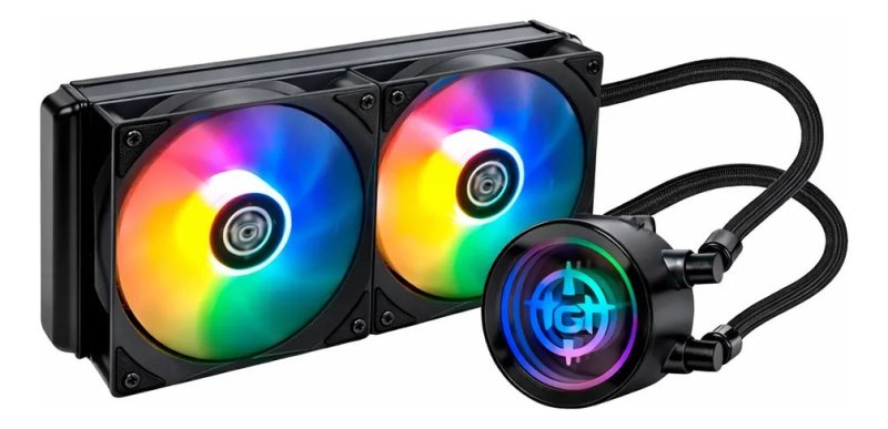 Water Cooler Tgt Spartel V2 Rainbow 240mm Preto TGT-SPLV240-BK01