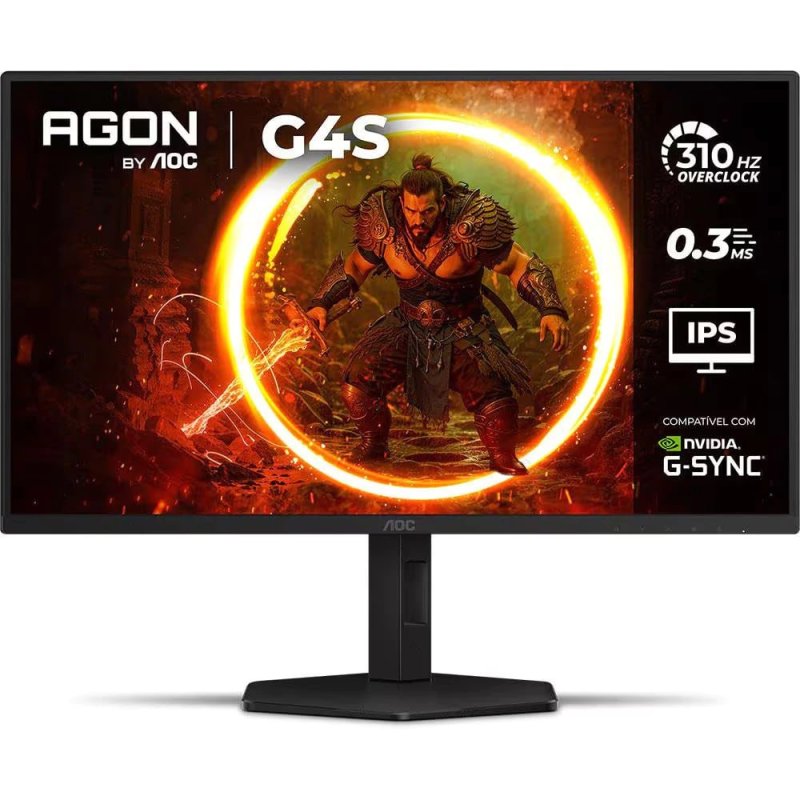 Monitor Gamer AOC AGON G4S 24,5 310Hz 0.3ms HDR10 IPS Base Ajustável