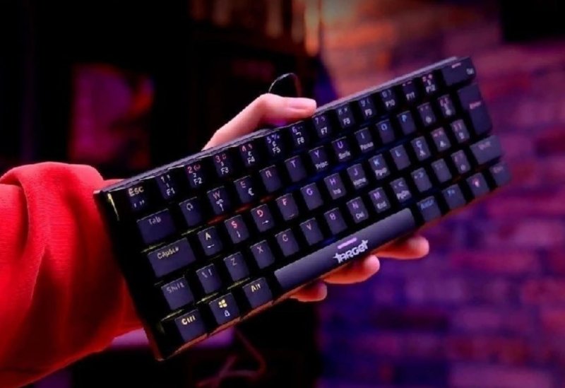 Teclado Mecanico TGT Sherman V3 C1, Rainbow, ABNT2, Switch Vermelho, Preto