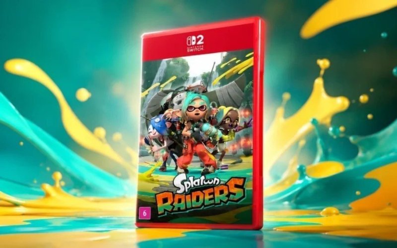Splatoon Raiders Switch 2 Br Midia Fisica + Frete Grátis