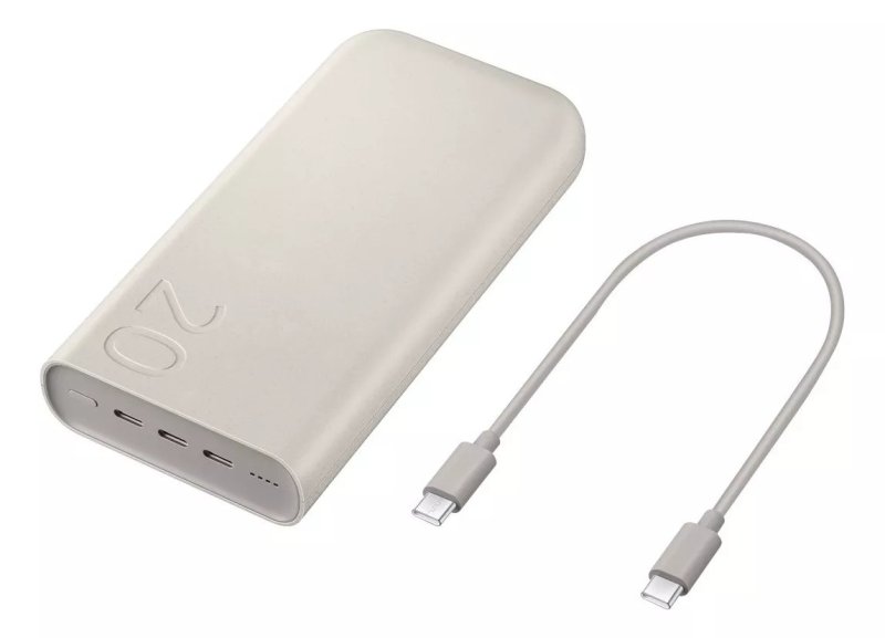 Bateria Carregador Portátil Samsung USB-C 20000mAh 45W
