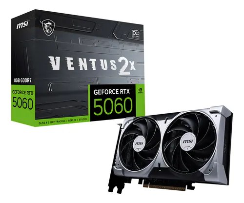 Placa De Vídeo Msi Nvidia Geforce Rtx 5060 8GB Oc Gddr7