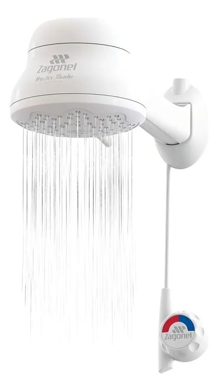 Ducha Chuveiro Eletrônica Master Banho Zagonel Branca 6700w