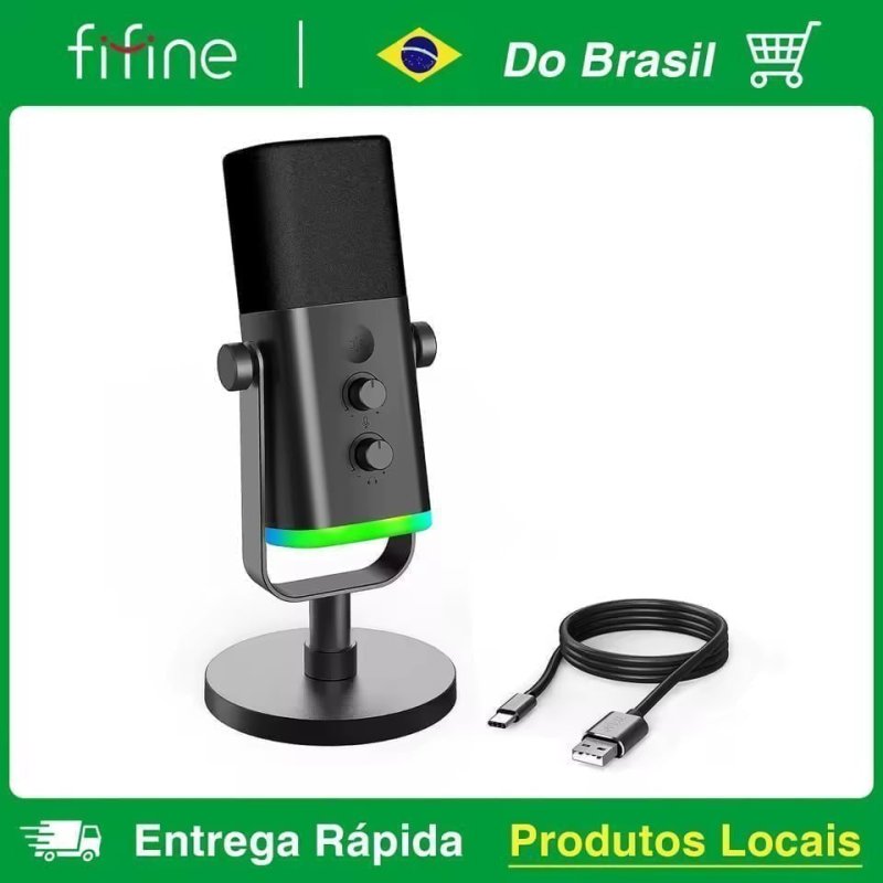 Microfone Dinâmico Fifine AM8