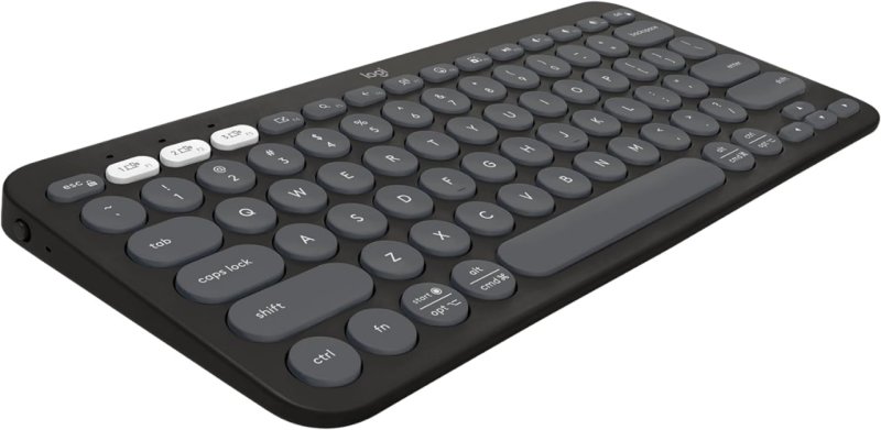 Teclado sem fio Logitech Pebble Keys 2 K380s com Conexão Bluetooth Easy