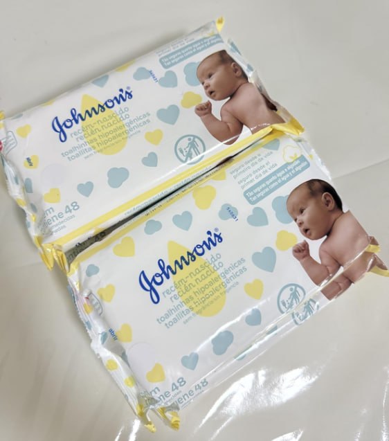 Lenços Umedecidos Johnson's Baby, 192 uni.