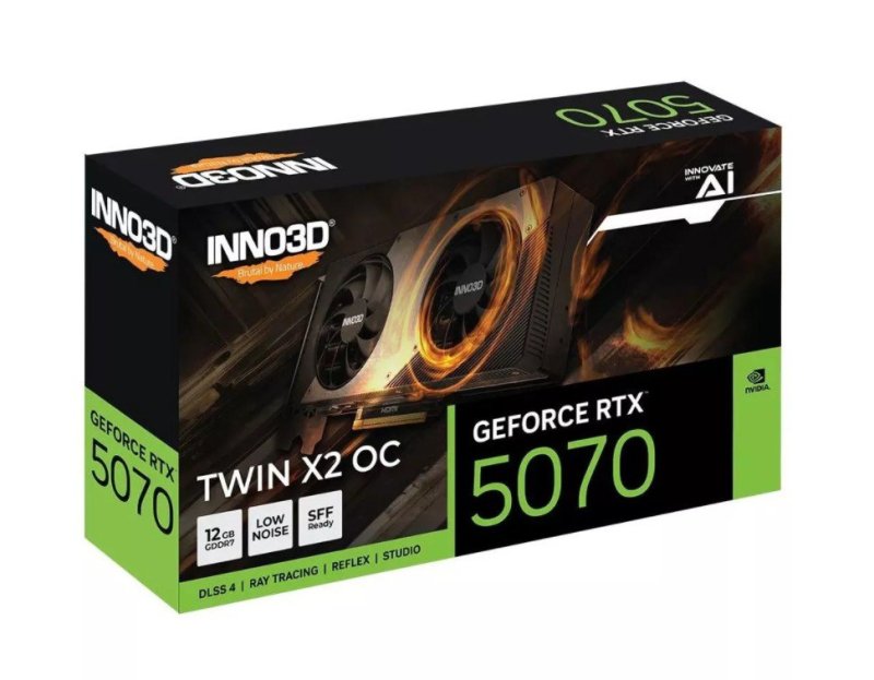 INNO3D RTX 5070 de 12GB Twin X2 OC