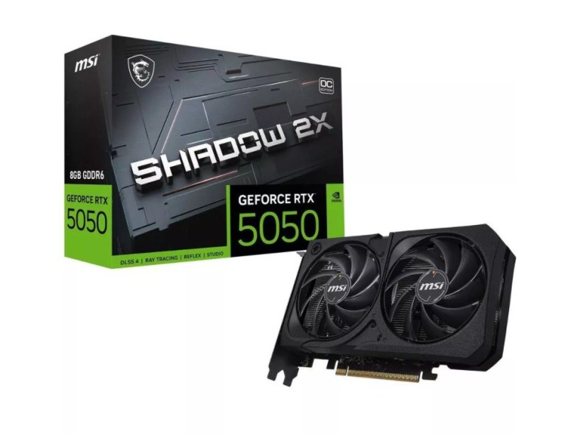 Placa de Vídeo MSI RTX 5050 8GB Shadow 2X