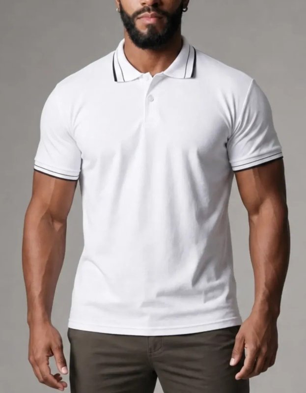 Camisa Gola Polo Masculina Pique Premium Algodão Confortável
